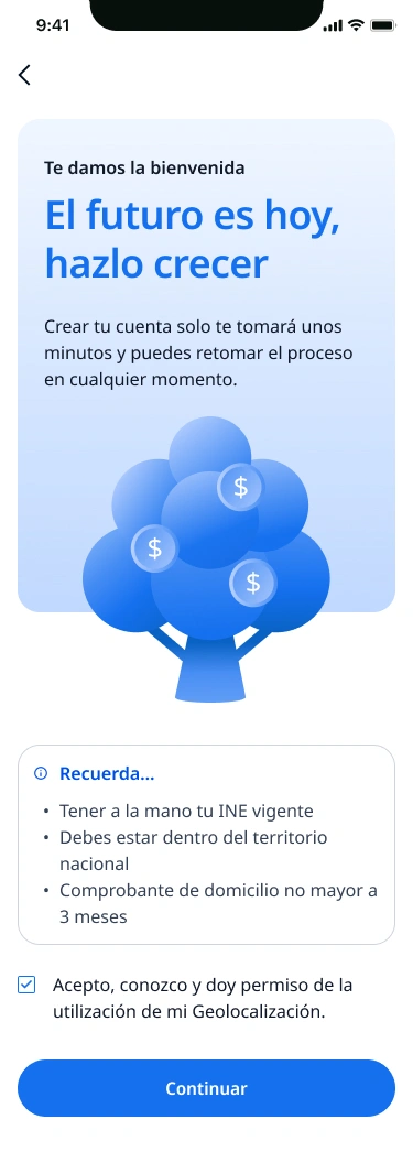 Teléfono abrir cuenta